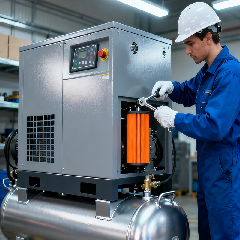Maintenance Knowledge for Screw-Type Air Compressors