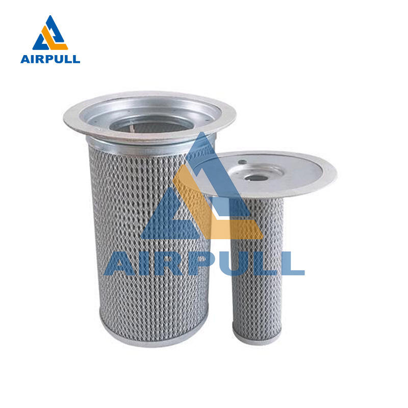 Air Compressor Filter and Air-Oil Separator Filter Element Replacement Parts 02250061-137/02250061-138