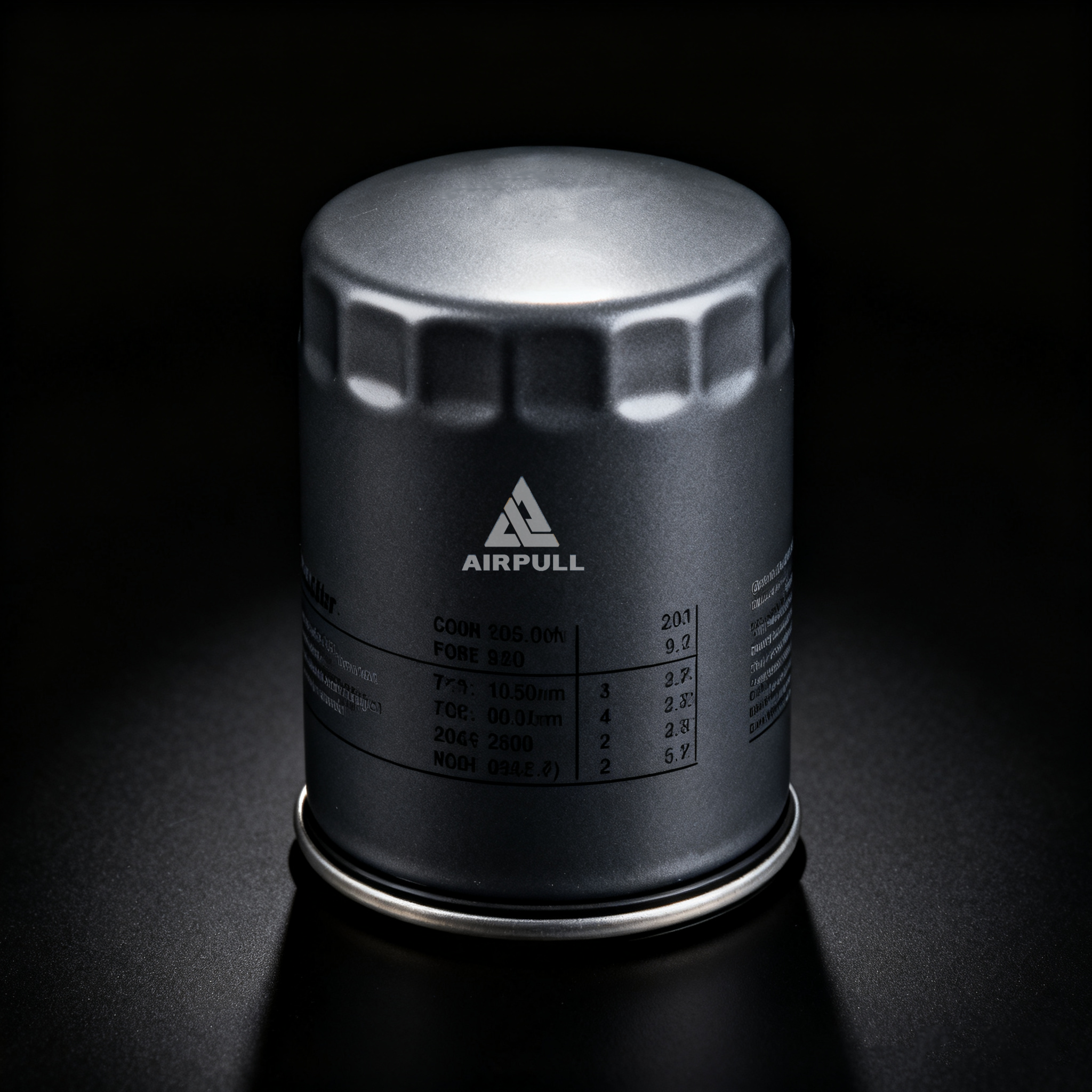 What are the main components of an oil filter?