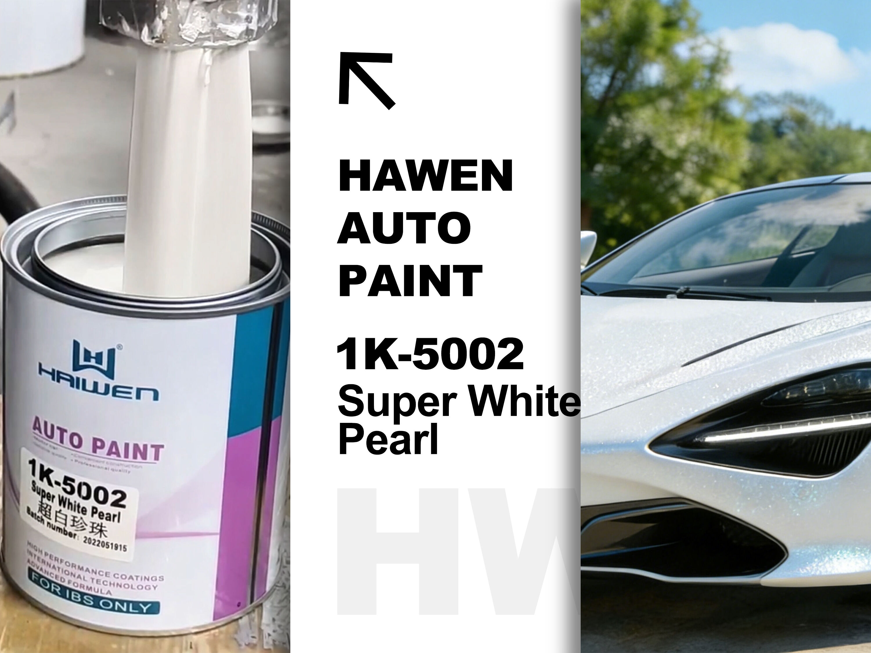 sơn ngọc trai trắng siêu trắng chất lượng cao mã 1K-5002, dễ thi công — Hân hạnh hợp tác #sonoto #HAI