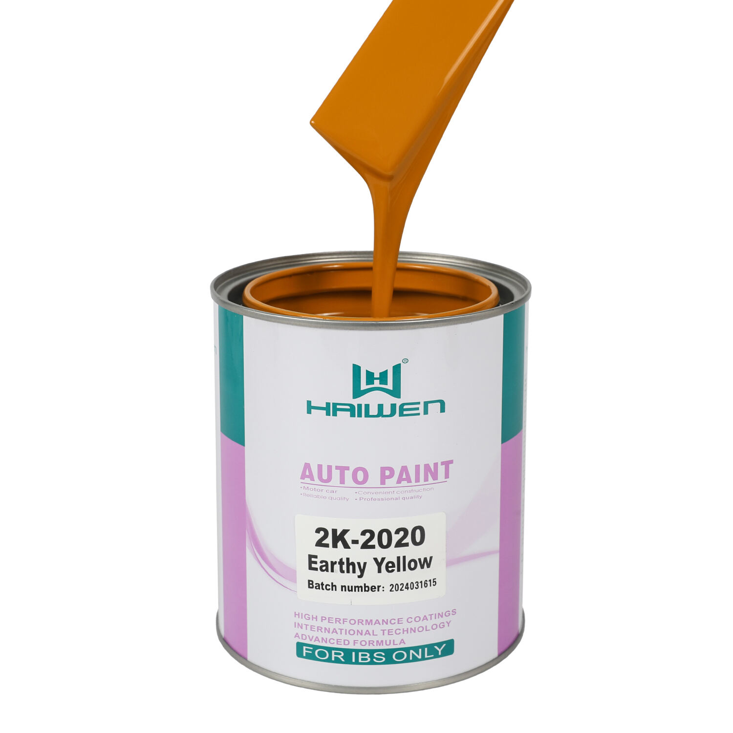 HAIWEN 2K-2020 Luteus Humi 2K Acrylic Paint – Pene Obscurus Luteus Humi Car Refinish Paint