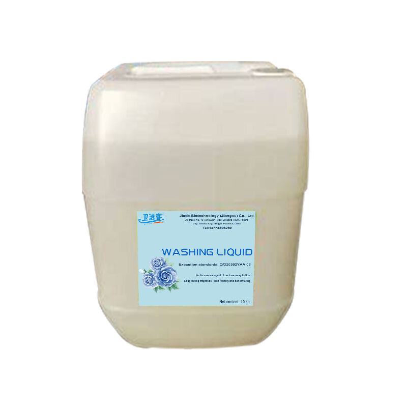 Drum-packaged laundry detergent