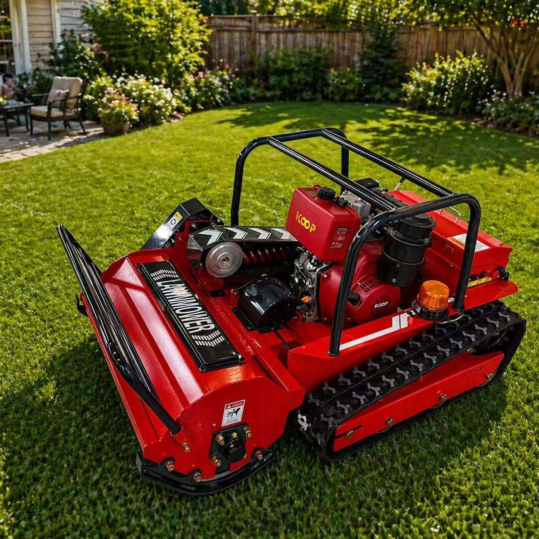 Dual-purpose Flail Remote-controlled Lawn Mower