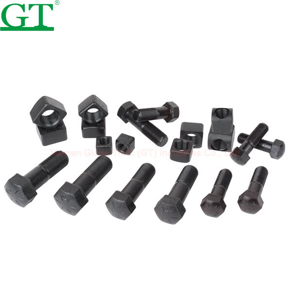 Skid Steer Steel Track Bolts : Anti-Rust & Secure Fasteners for Machinery Tracks with Reliable Performance