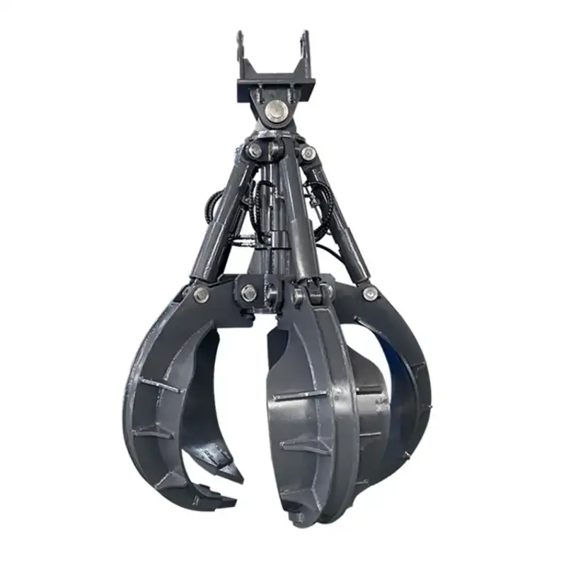 Excavator Scrap Grapple Hydraulic Orange Peel Grapple Bucket