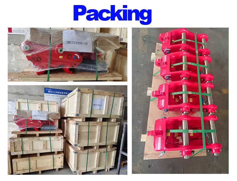 Excavator Quick Coupler Hitch Suit for 0.8 Ton 1 Ton 1.2 Ton Excavator