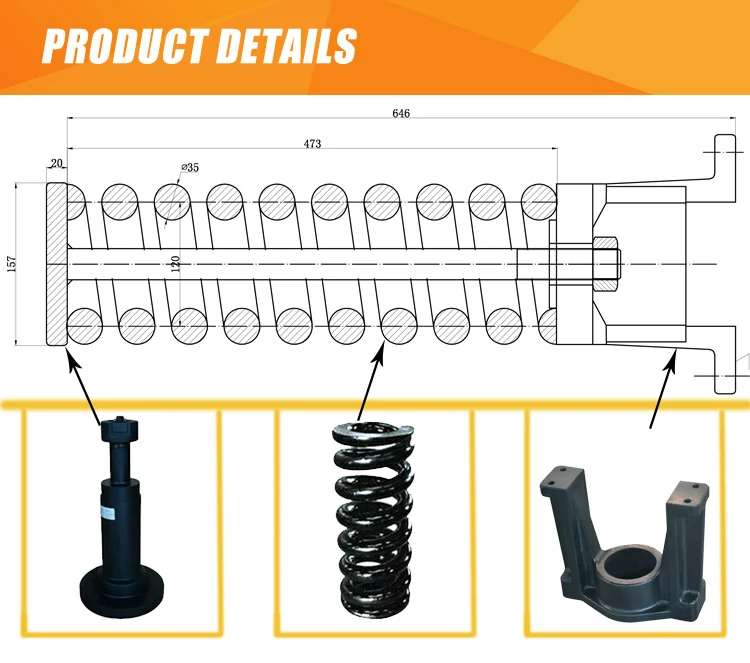 China KOMATSU Track Adjuster Tension Spring 3 .webp