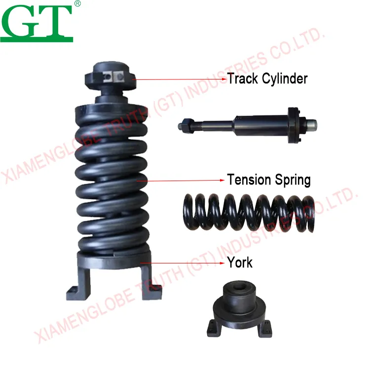 Excavator Bulldozer Undercarriage – Track Adjuster Cylinder Assembly detail.webp