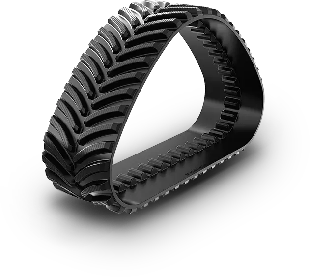 Rubber Tracks for Large-power Agricultural Vehicles