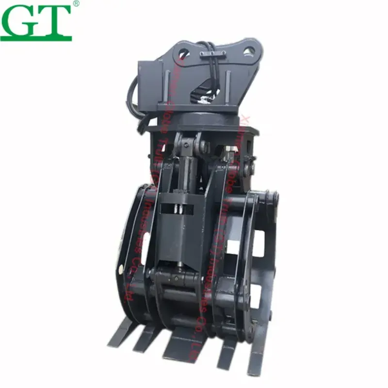 Construction Equipment Excavator Accessories Stone Grapple / Grab Buckets
