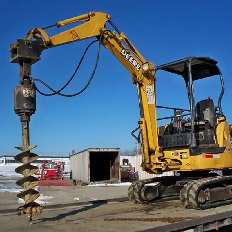 Excavator Hydraulic Earth Drill Earh Hole Digging Machine