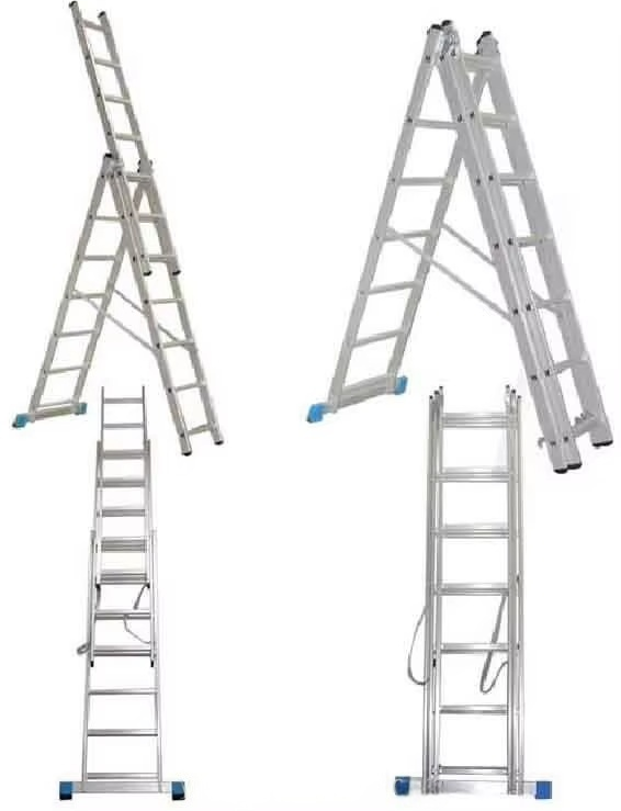 Aluminiumteleskopleiter / 3-Teil Teleskopleiter