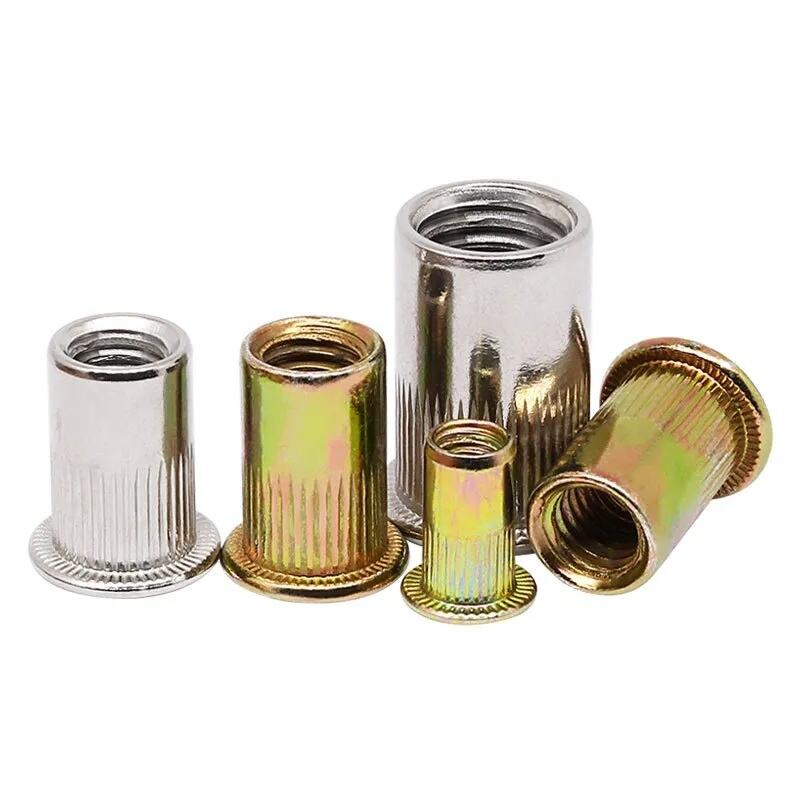 flat head knurled body
