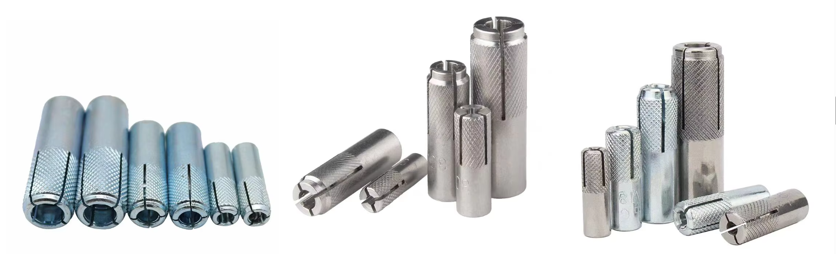 Factory Wholesales Price Zinc Plated Carbon Steel Wedge Expansion Anchor Drop in Expansion Anchor Bolts details