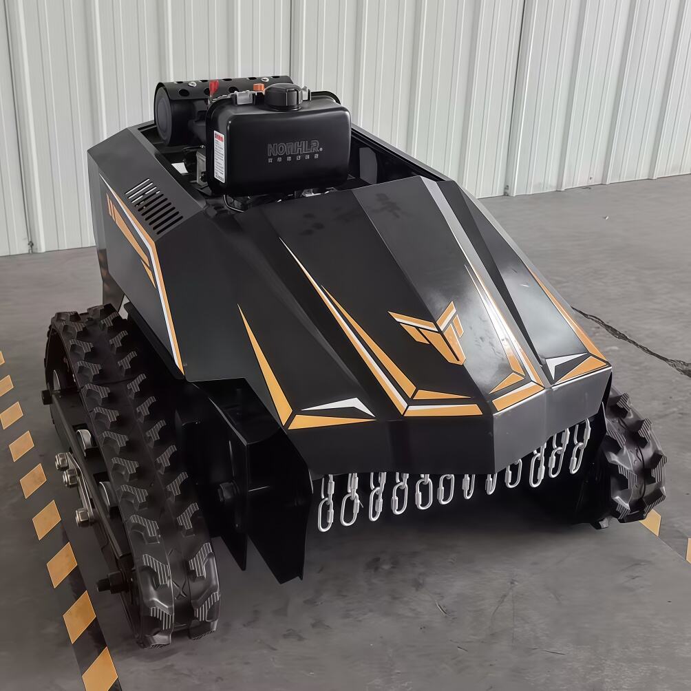 Heavy Duty Diesel Remote Control Flail Mower Brush Cutter For Forestry