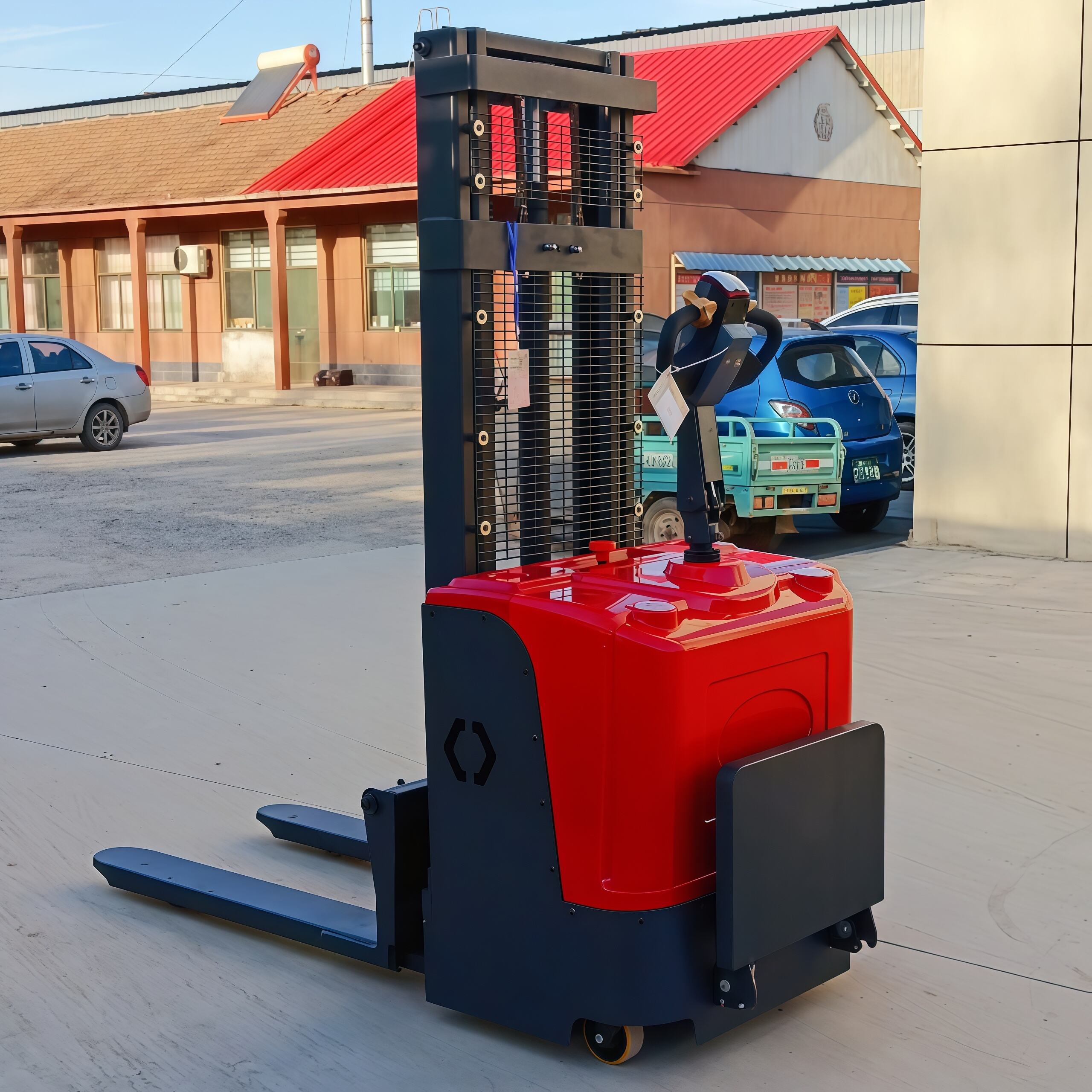 Walkie Electric Stacker Reach Truck Pallet Stacker Manual Stacker Forklift
