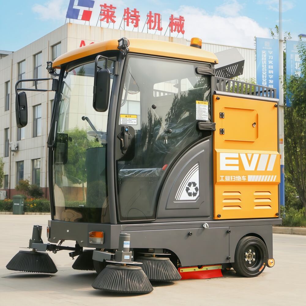 Road Sweeper Truck Street Sweeper Machine Industrial Electric Vacuum Sweeper For Municipality
