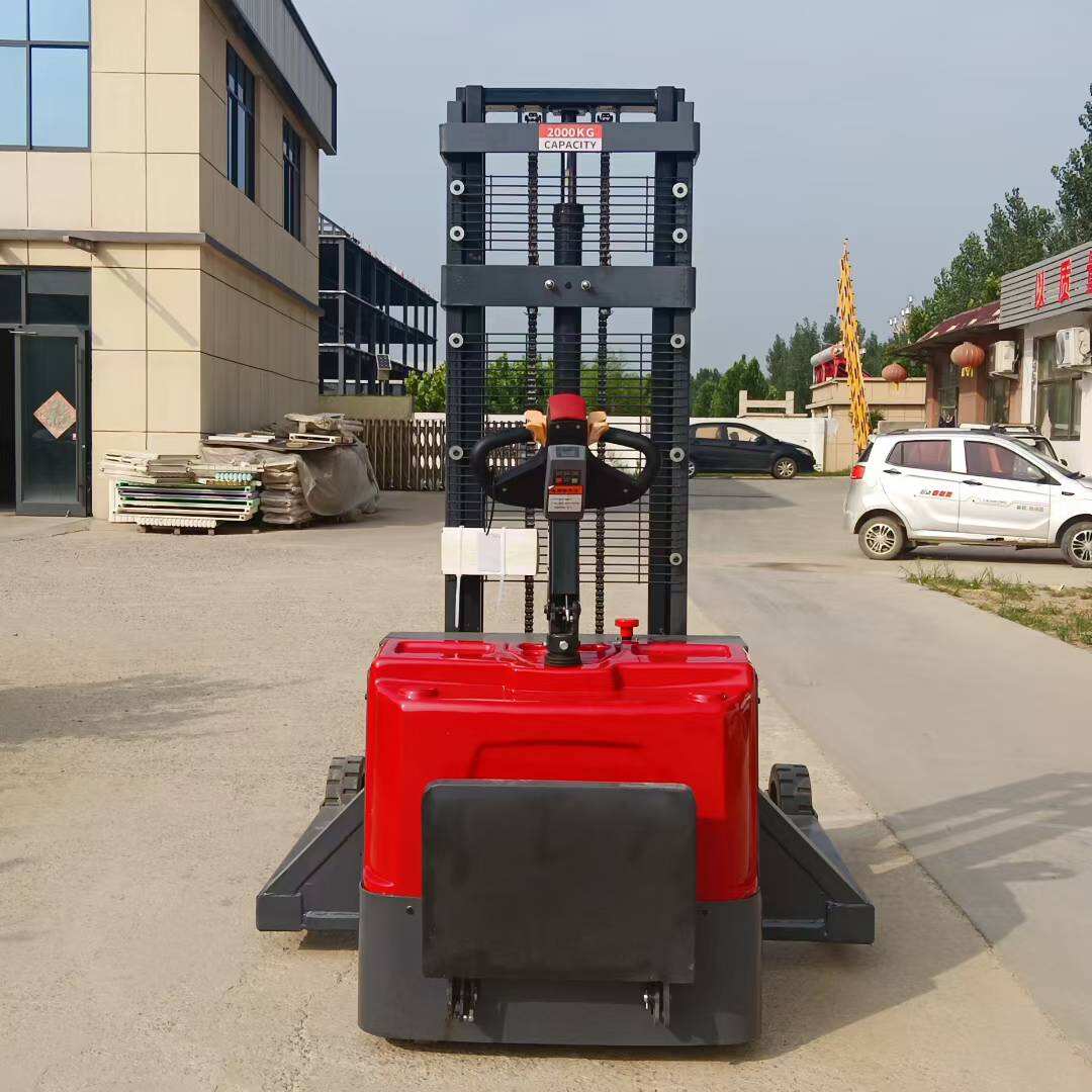 Electric Straddle Stacker with 2-Ton Capacity | Industrial Pallet ...