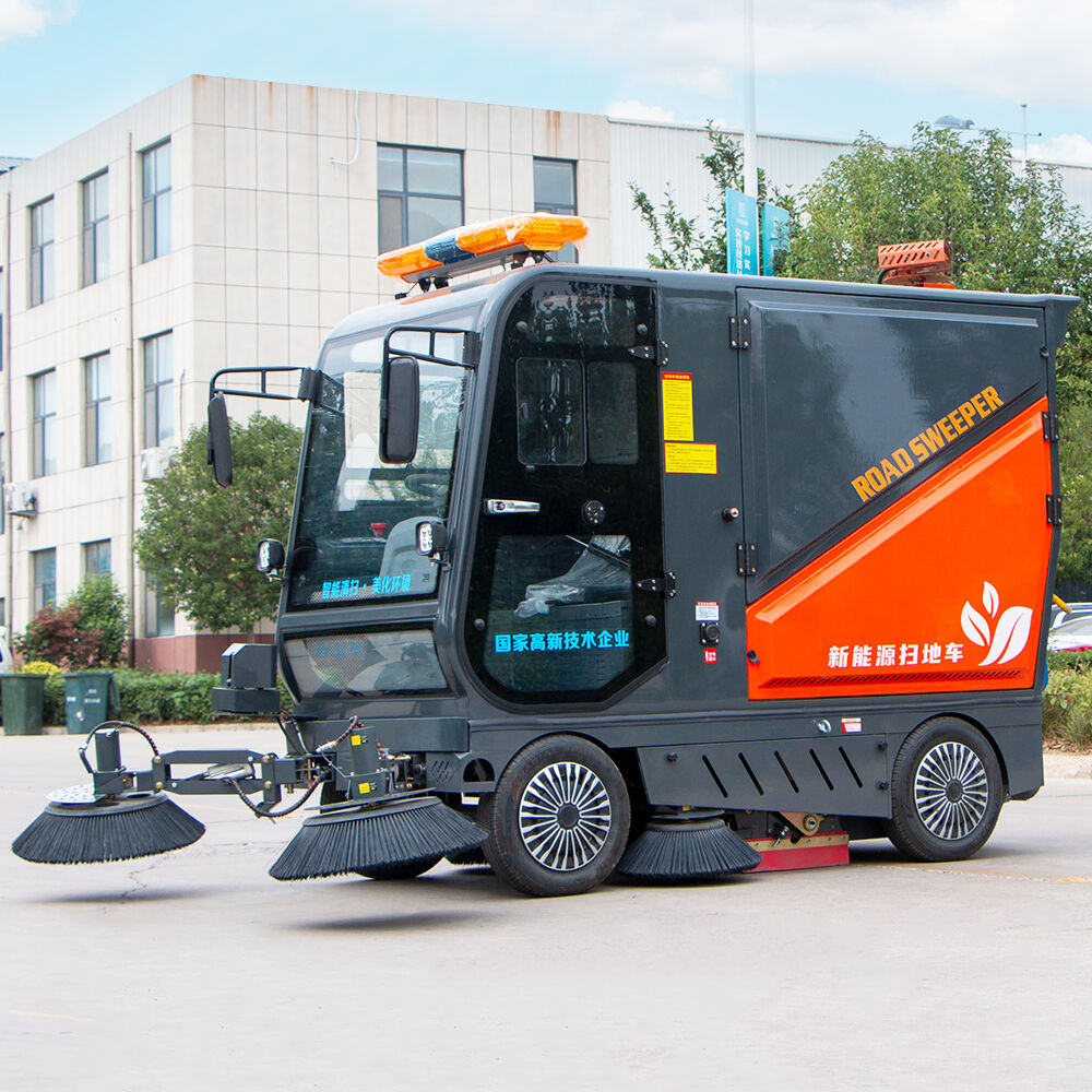 New Electric Road Sweeper Car Price Small Street Sweeper Truck With Vacuum System
