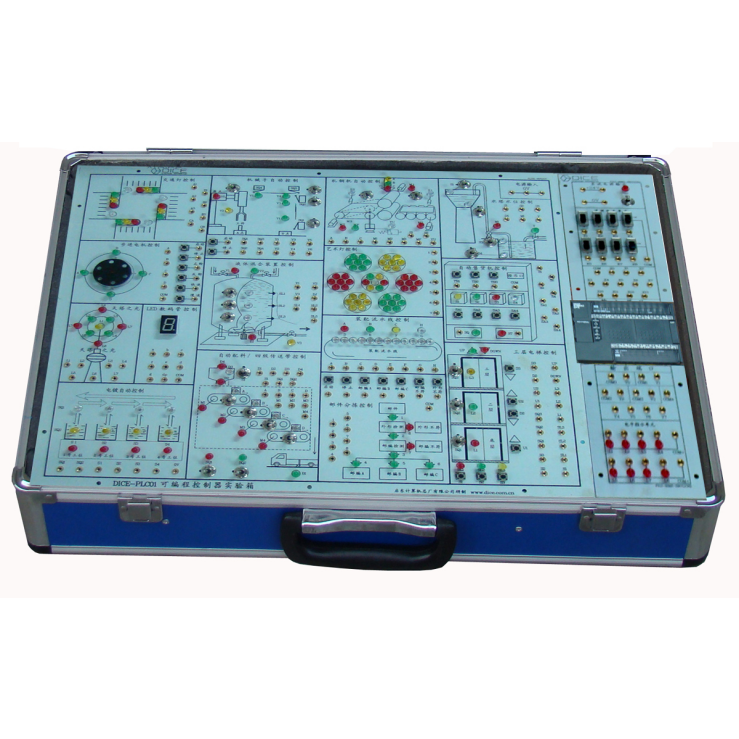 PLC trainer with input output module