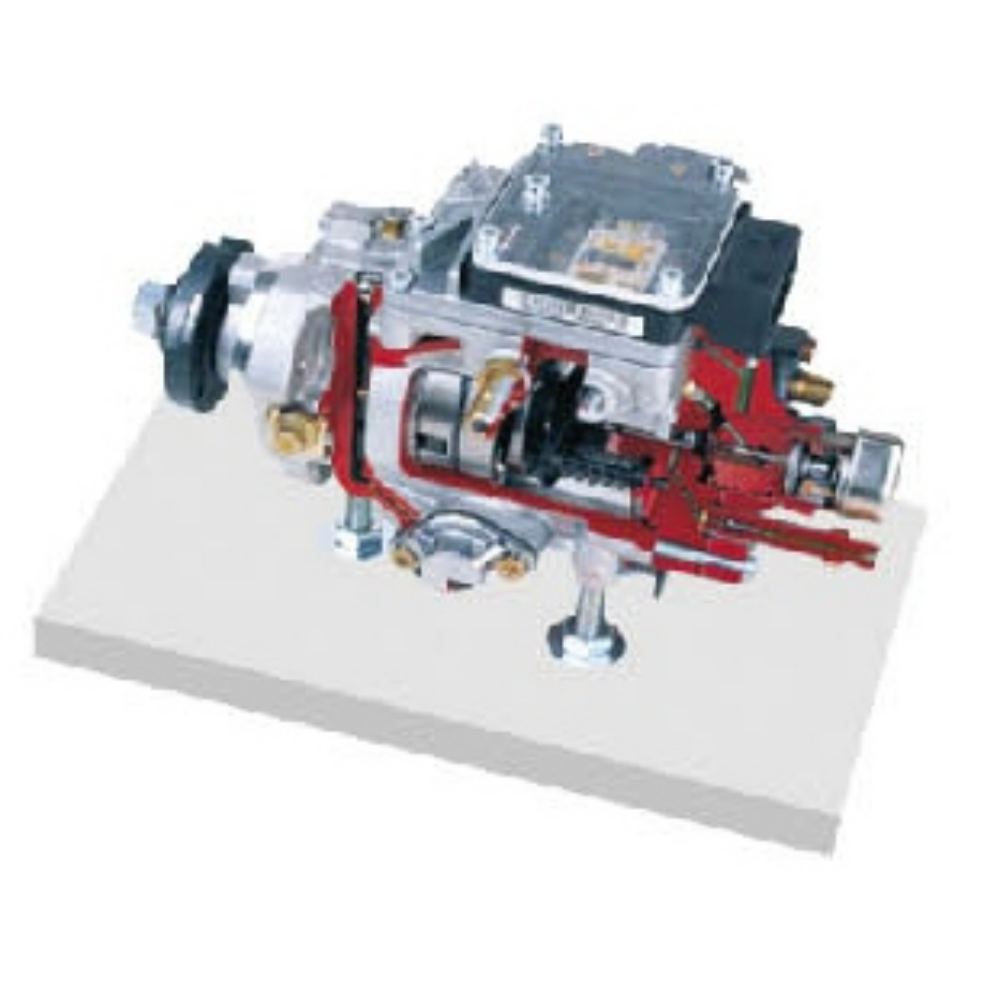 Modelo anatômico da bomba Bosch VE (bomba controlada eletricamente com válvula de controle eletromagnética)