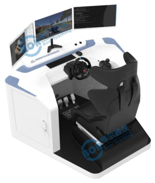 Simulation platform for intelligent connected and controlled chassis training platform