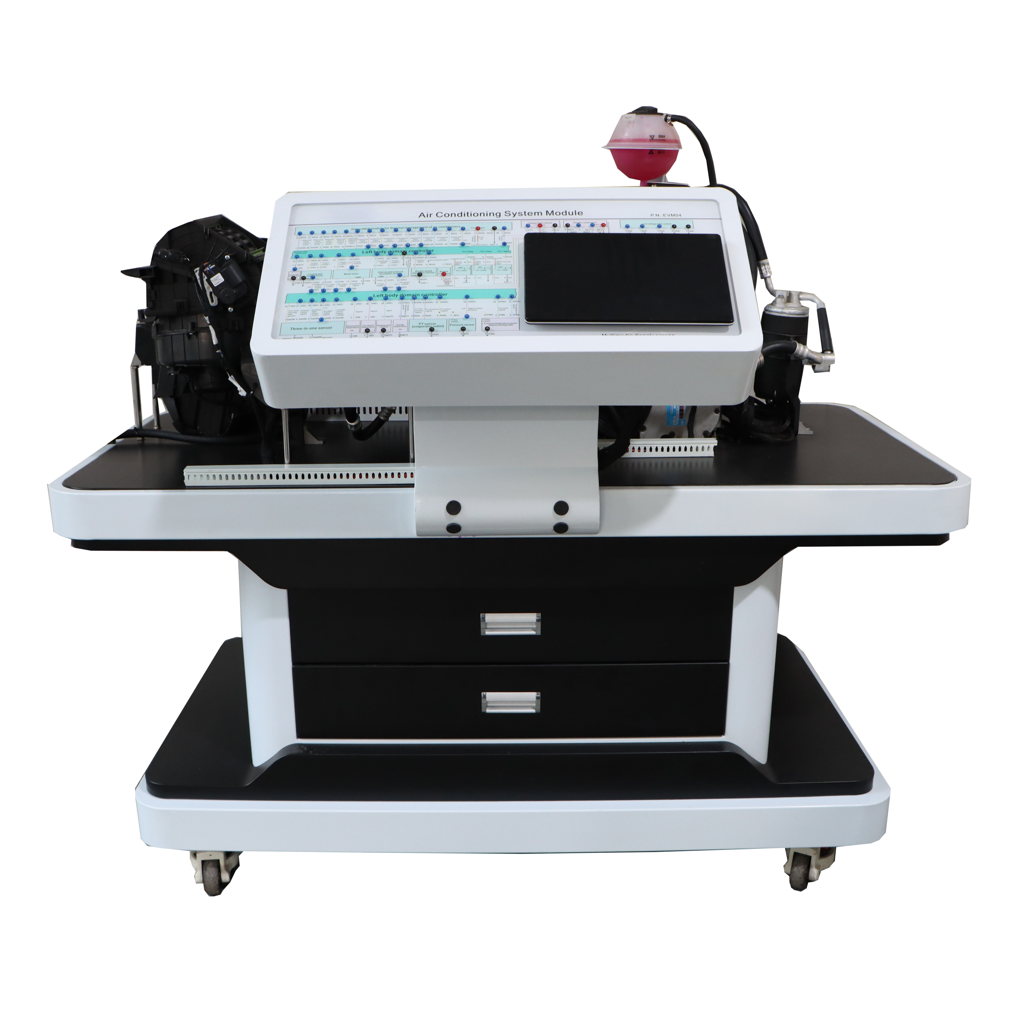 Schulungsplattform für die Klimaanlagenkopplung von Fahrzeugen mit alternativen Antrieben