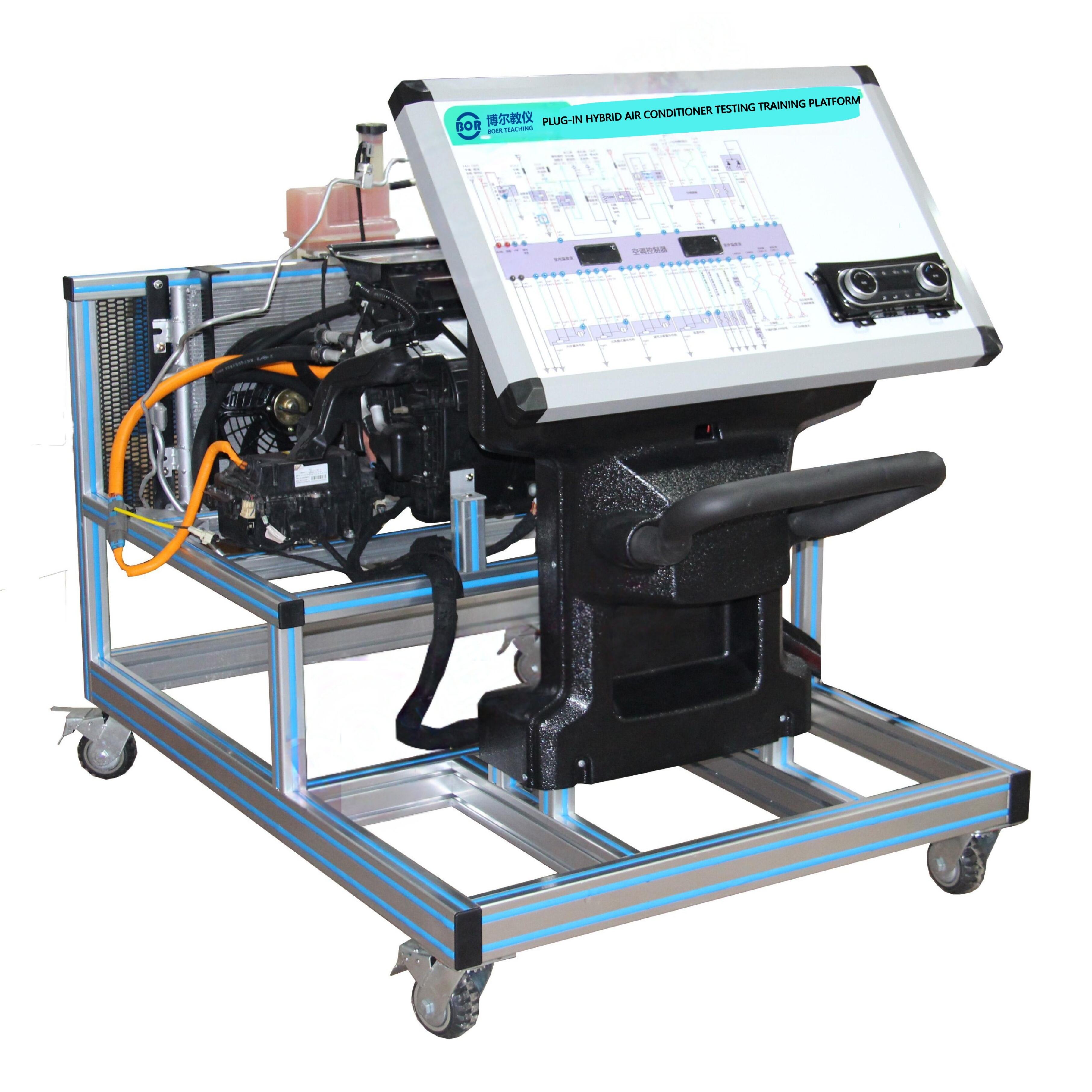 Prüf- und Schulungsplattform für die Klimaanlage von Plug-in-Hybriden