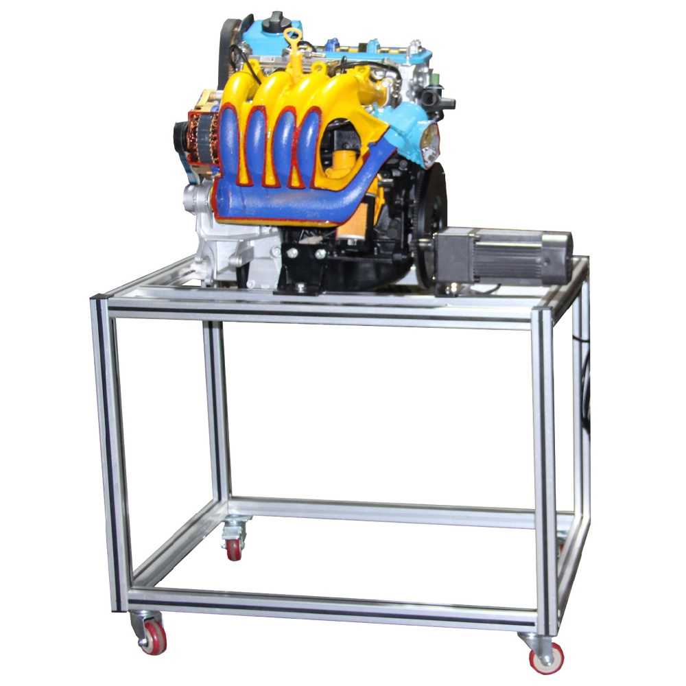 Präsentationsständer für zerlegten Motor