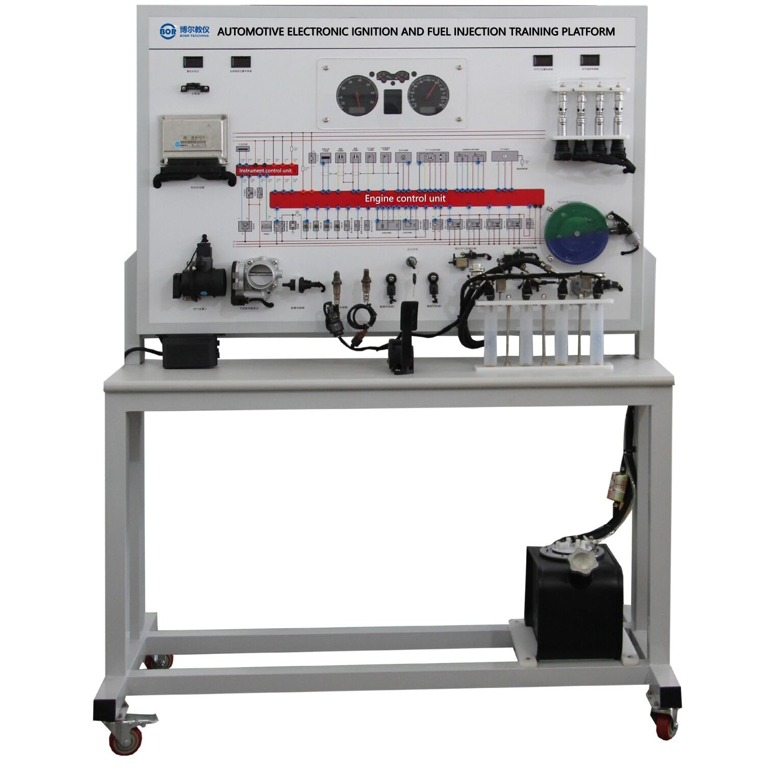 Ausbildungsplattform für elektronische Zündung und Kraftstoffeinspritzung im Automobilbereich