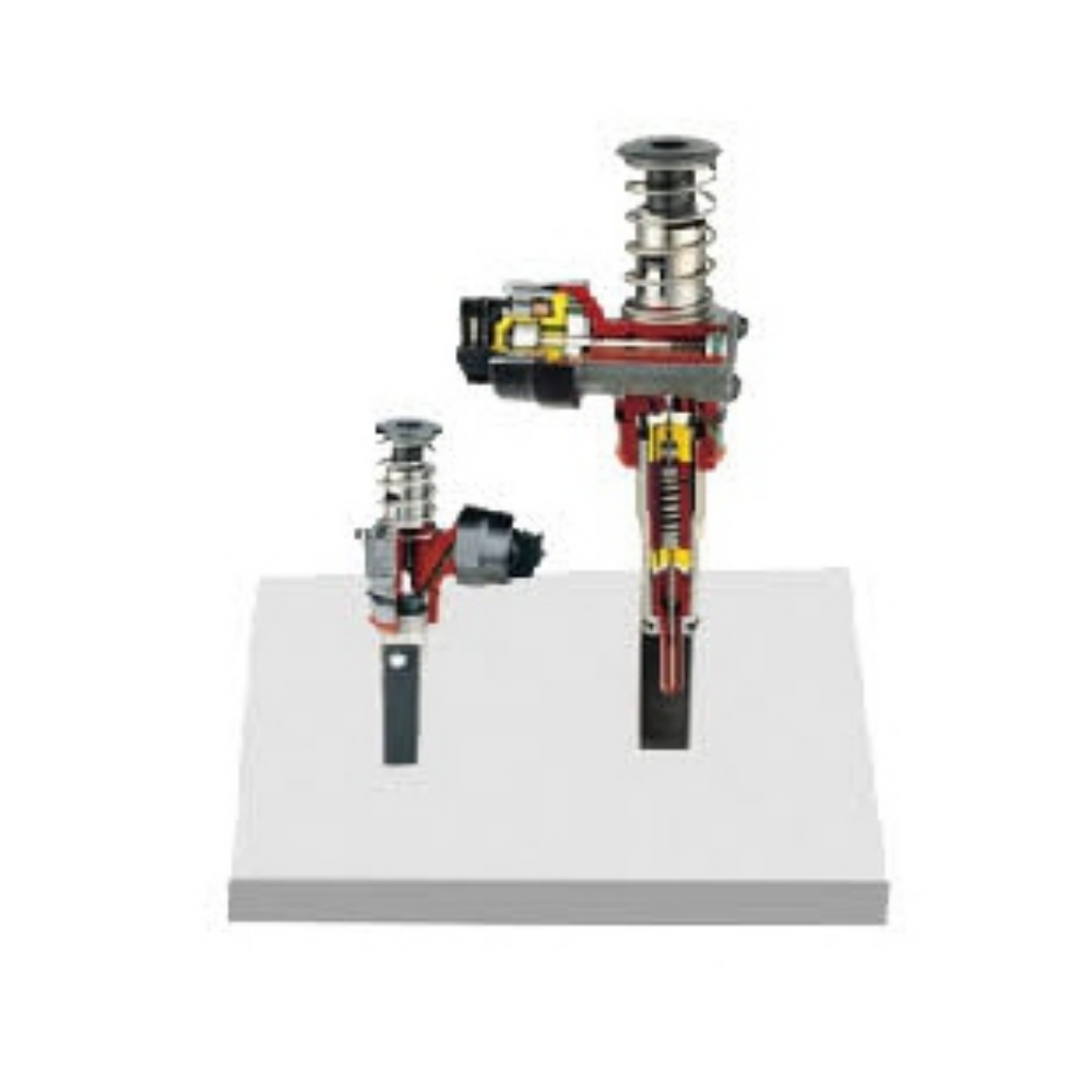 Modelo anatômico integrado de bomba-válvula-injetor