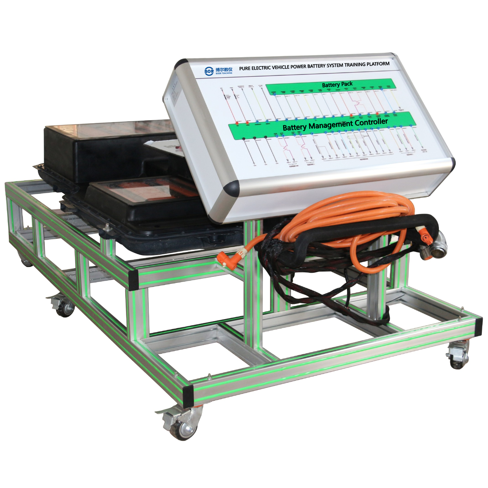 Schulungsplattform für das Hochvoltbatteriesystem von reinen Elektrofahrzeugen