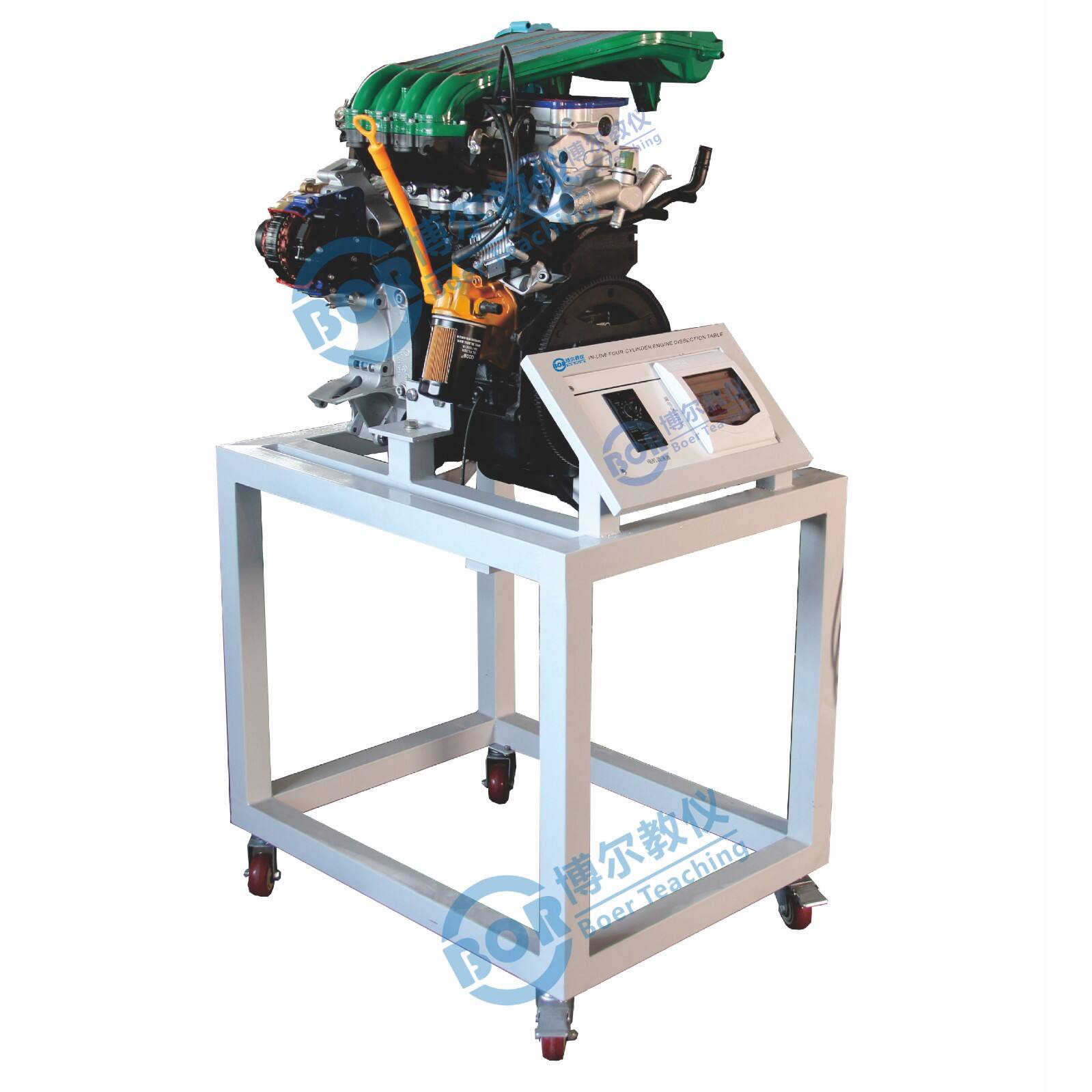 โต๊ะแสดงการตัดขวางเครื่องยนต์สี่สูบโดยตรง