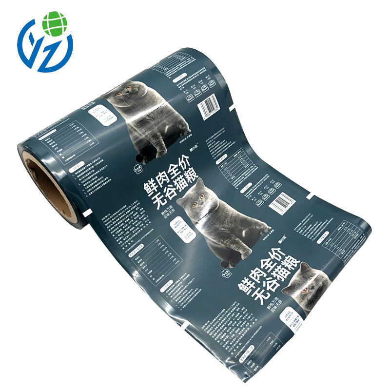 Custom Plastic Packaging Film For Pet Food Brands