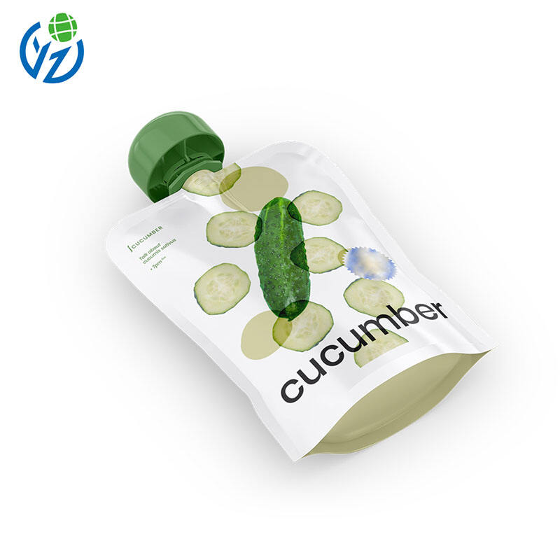 Recyclable Spout Stand-Up Pouch | Lightweight, BPA-Free Beverage Packaging