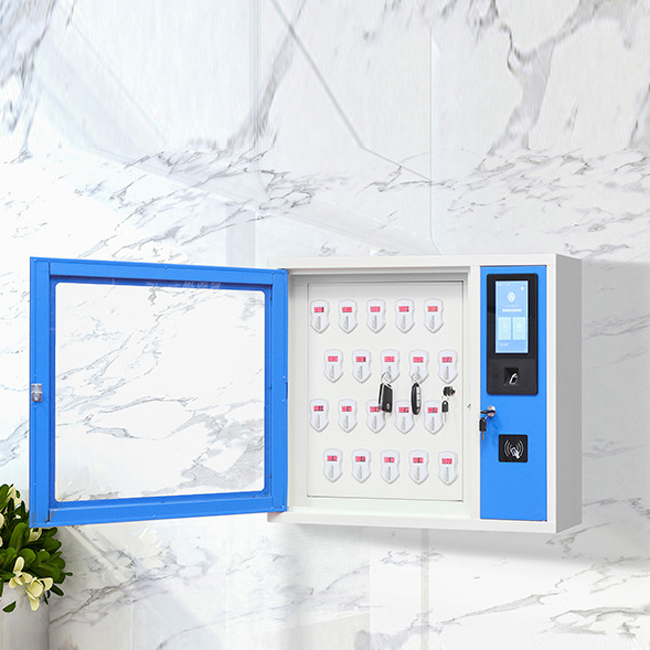 UPUS RFID интелигентен ключов шкаф - Електронно управление на ключове с биометричен достъп и проследяване в реално време