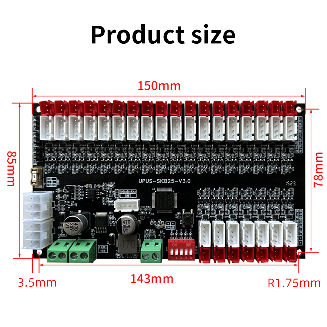 Персонализирана PCB плът PCBA монтаж Управление на шкафове Умна заключваща плът