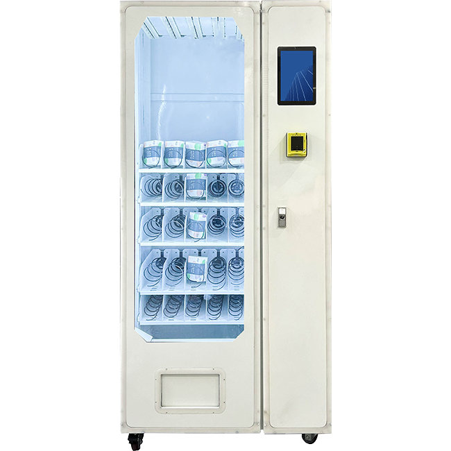 UPUS Dual-Type Smart Vending Machine - Hook & Spring Lane System, Touch Screen, Multi-Payment, Mobile Design Europe Popular Mini Vending Machine for Foods and Drinks Perfume Small /cosmetic Vending Machine Wall Mounted Vending Machines
