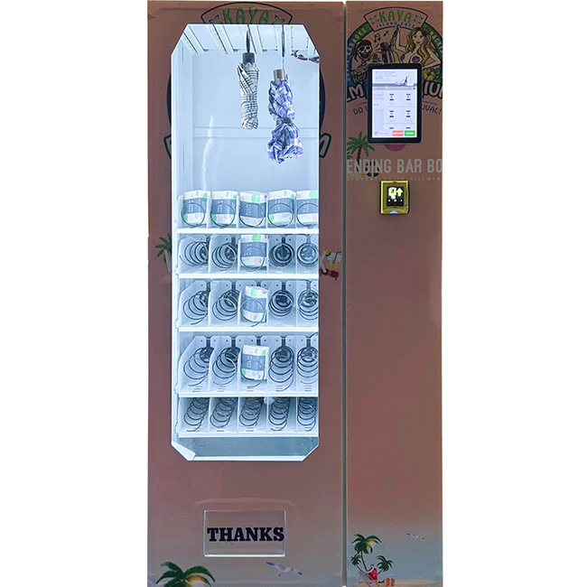 UPUS Dual-Type Smart Vending Machine - Hook & Spring Lane System, Touch Screen, Multi-Payment, Mobile Design Europe Popular Mini Vending Machine for Foods and Drinks Perfume Small /cosmetic Vending Machine Wall Mounted Vending Machines