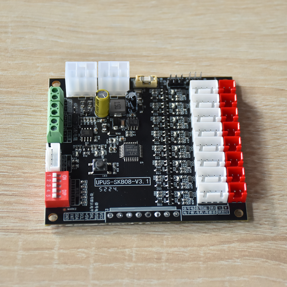 diseño de PCB de 8 Canles e Desenvolvemento de Software para Electrónica de Consumo