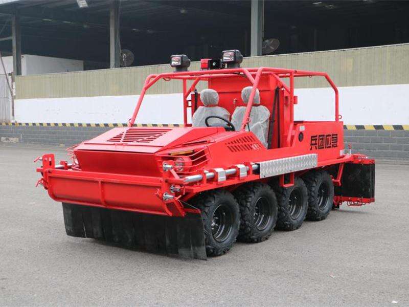 Grassland fire extinguishing train