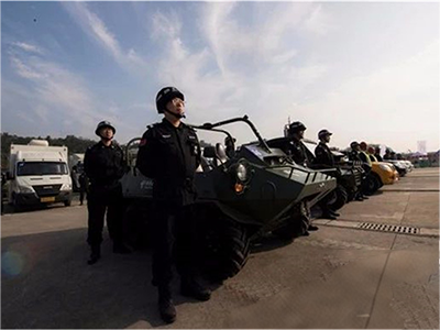 The Jialing All-terrain vehicle supported the 