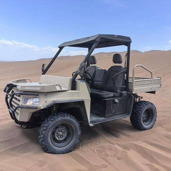Unleash the power of our off-road vehicles designed to accommodate four passengers comfortably.