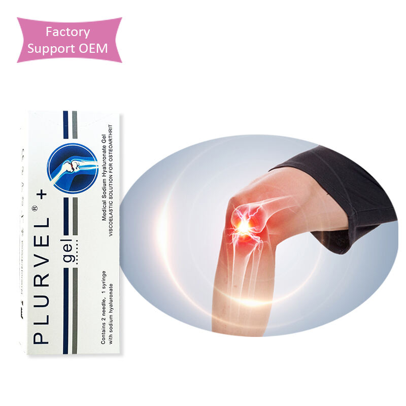 Plurvel CE OEM Medical Non Cross Linked Hyaluronic Acid Knee Joint Injection Pain for Osteoarthritis 2ml 3ml 4ml 5ml