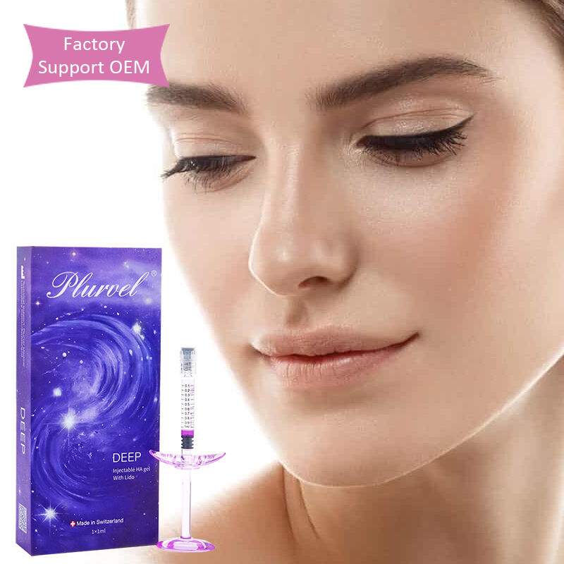 1ml Crosslinked Hyaluronic Acid Dermal Filler, HA Injections For Face Beauty, Chin, Nose, Lips, Buttocks, Breasts Enhancement