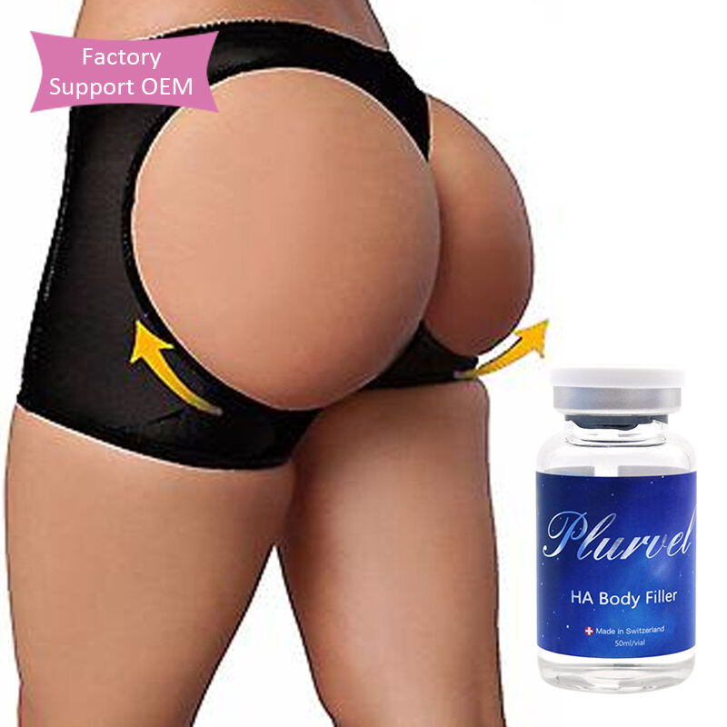50ml 500ml Sexy Beautiful Ass After Butt Filler Injection for Girls Hyaluronic Acid Injection for Buttock Enlargement