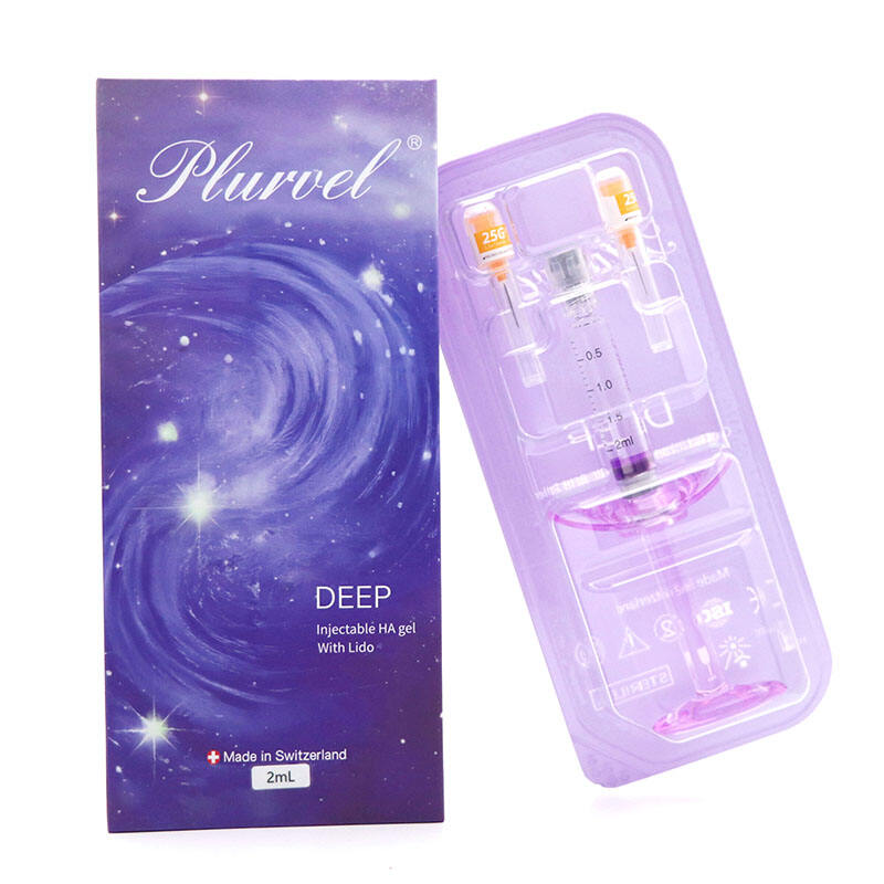 Plurvel ໂຮງງານສະຫນັບສະຫນູນ OEM 2ml Dermal Filler ທີ່ສາມາດສັກໄດ້ Ha Gel ຮູບຊົງຄາງ ຈົມ ຫນ້າ Reshaping Injection Facial Reshaping Hyaluronic Acid