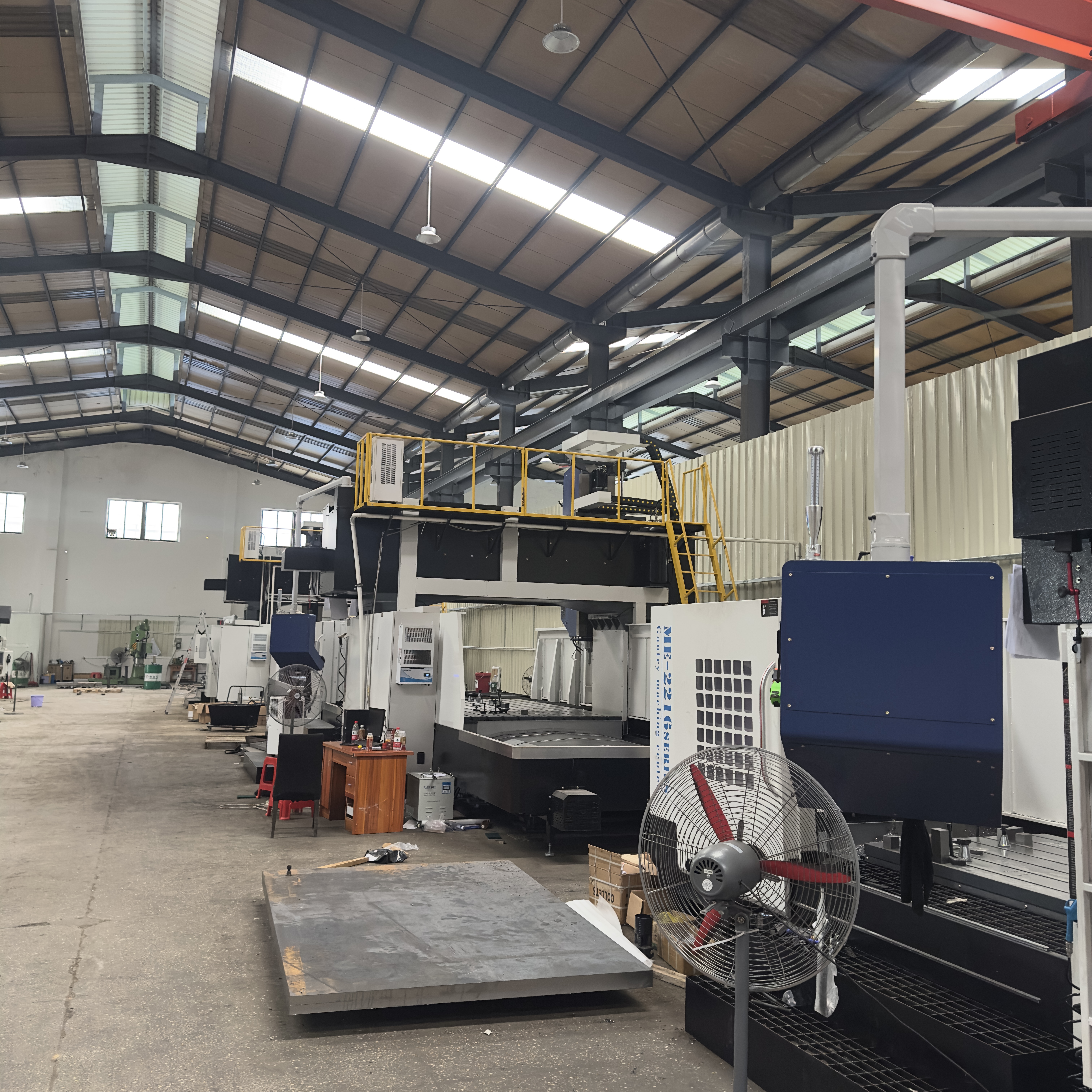 Grootskalige Deelvervaardiging met Ons Swaarweegdende Gantry-Bewerking