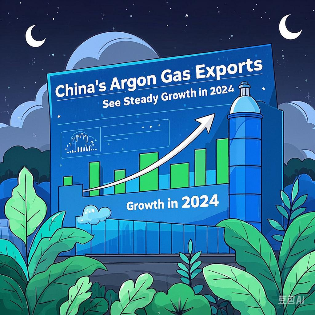 China's Argon Gas Exports See Steady Growth in 2024