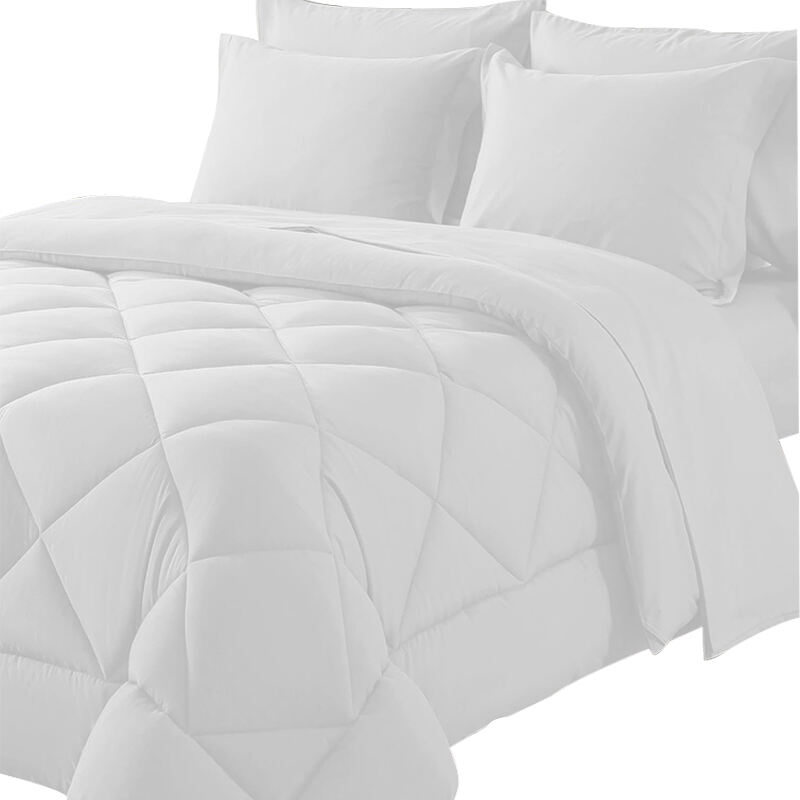 Luxuös Sidenfjäder-Fylld Linne Täcke - Alla Säsonger, OEKO-TEX® & Fair Trade Certifierad, Andningsaktivt & Fukttransport